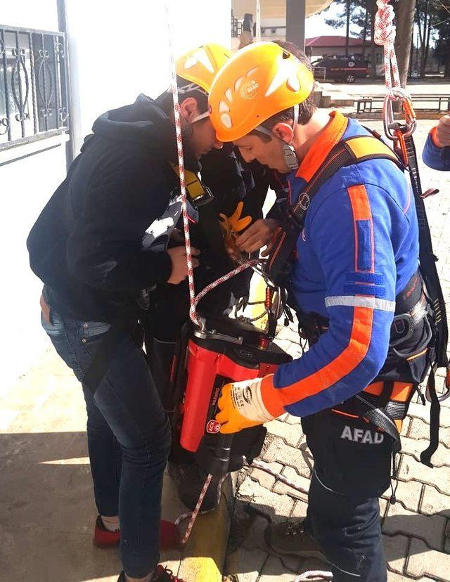 Deprem tatbikatı gerçeği aratmadı