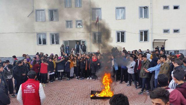 Kulu’da itfaiye ekiplerinden yangın ve deprem tatbikatı