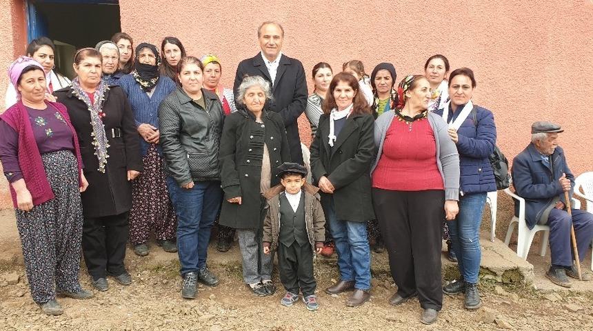 Kızıldaş G&ouml;&ccedil;eruşağı Mahallesini ziyaret etti