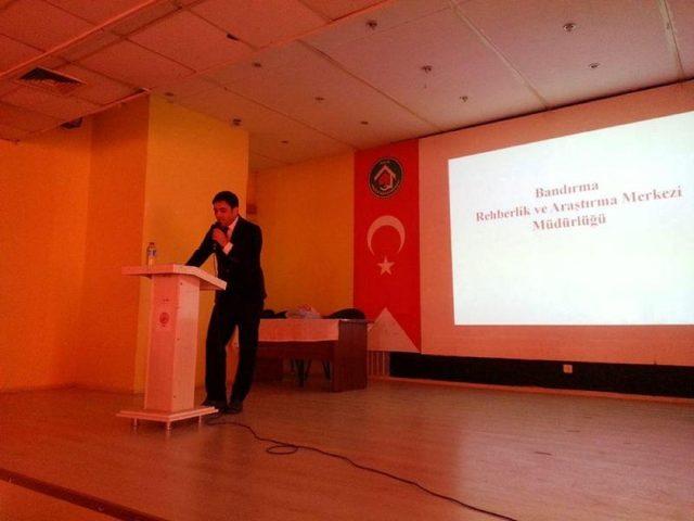 Erdek’te “Bağımlılıkla Mücadele” semineri