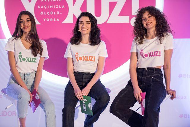 Dilan, Hazar, Melisa kadınlara karşı ön yargılara “Biz Yokuz” dedi