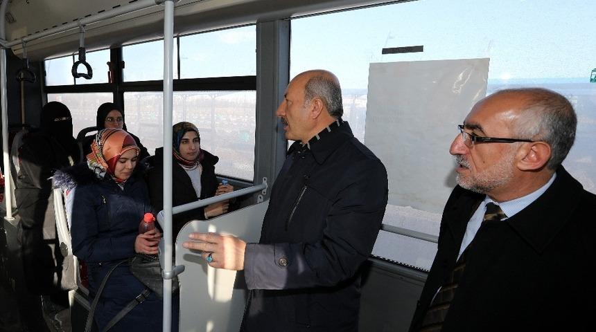 Kamp&uuml;s&rsquo;&uuml;n ulaşımı b&uuml;y&uuml;kşehir kontrol&uuml;nde