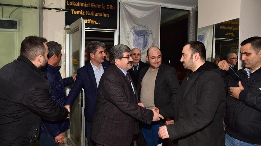 Başkan Can, avcılarla bir araya geldi