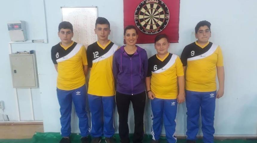 Yahya Kemal Beyaltı Ortaokulu Dart&rsquo;ta T&uuml;rkiye Birinciliğine y&uuml;kseldi