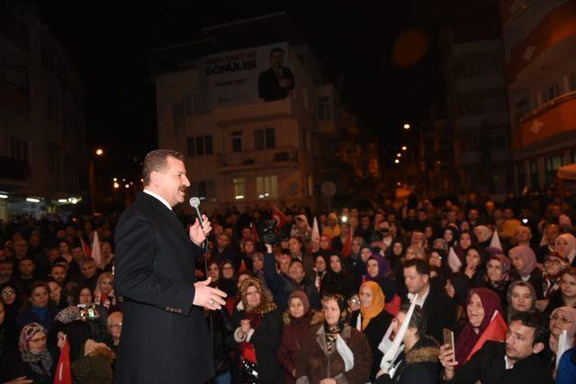 Sütlüce’de Cumhur coşkusu yaşandı