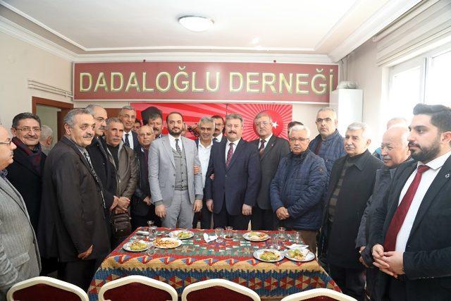 Başkan Palancıoğlu Dadaloğlu Derneği’nde