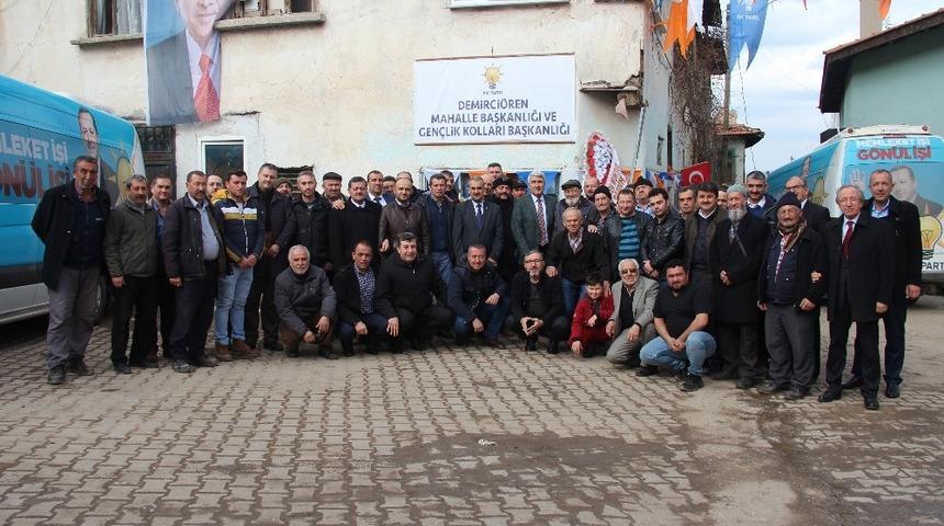 AK Parti, Demirciören Köyü’nde Seçim İrtibat Bürosu açtı