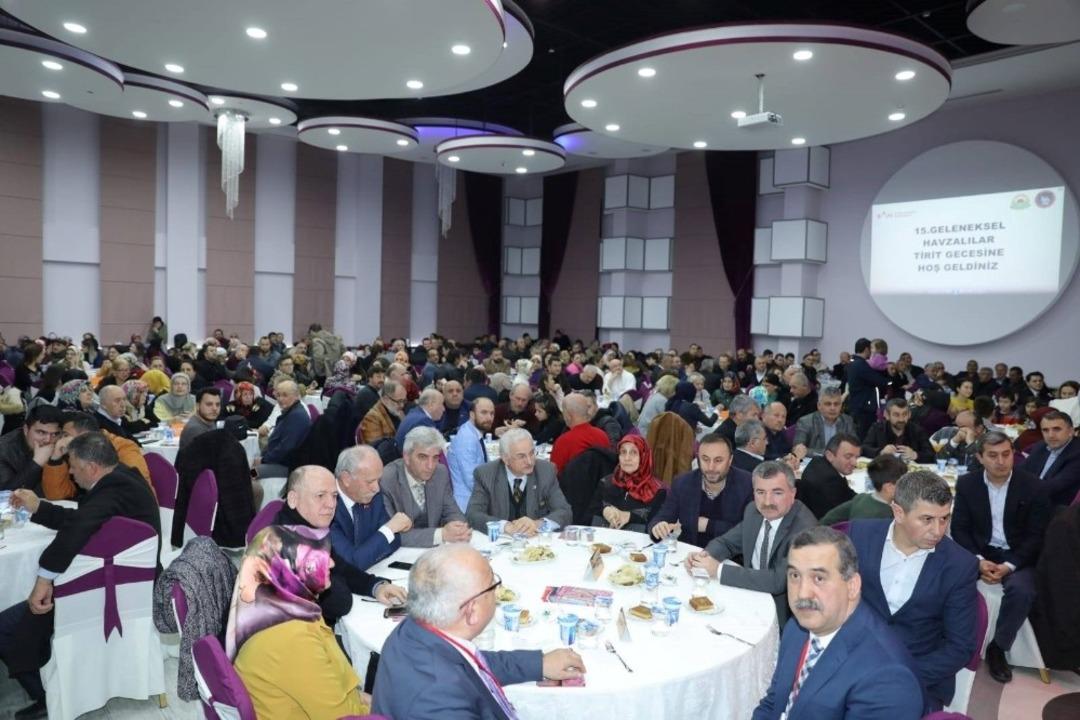 Havzalılar geleneksel tirit gecesi