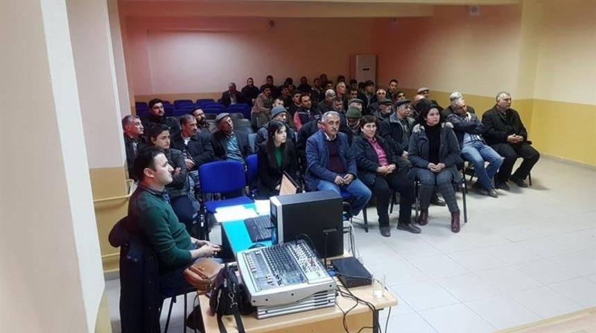 Iğdır&rsquo;da &ccedil;ift&ccedil;i bilgilendirme toplantısı