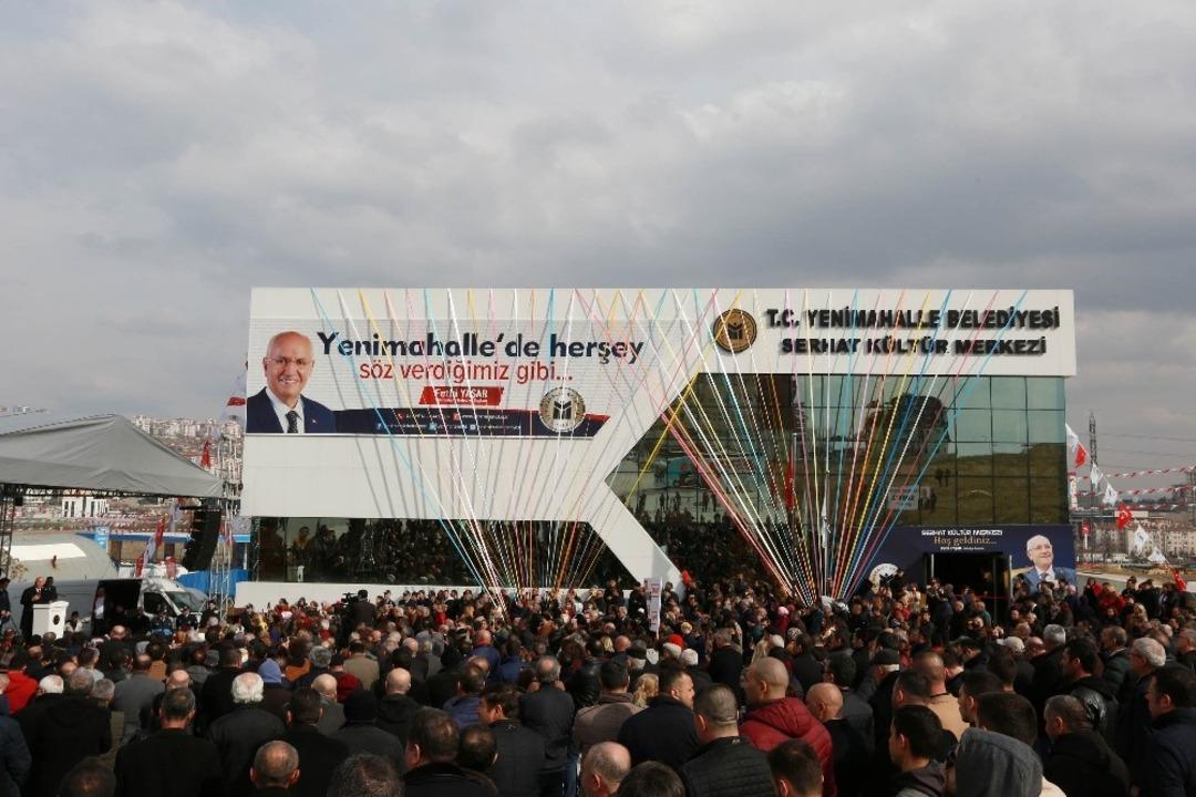 Yenimahalle&rsquo;nin altıncı k&uuml;lt&uuml;r merkezi a&ccedil;ıldı