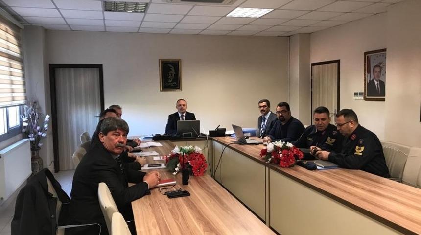 Burhaniye’de seçim güvenliği toplantısı yapıldı