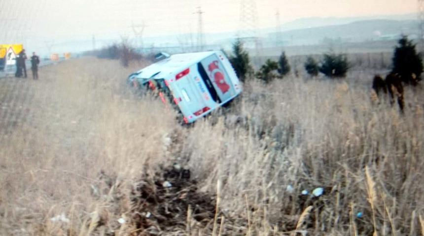Ankara'da sporcuları taşıyan araç devrildi! Ölü ve yaralılar var