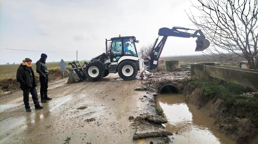 Hamzabeyli’de taşkın riski ortadan kaldırıldı