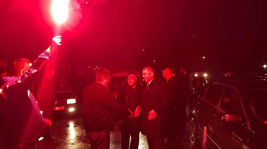 MHP Adayı Erdoğan Bıyık&rsquo;a Aziziye gen&ccedil;lerinden coşkulu karşılama