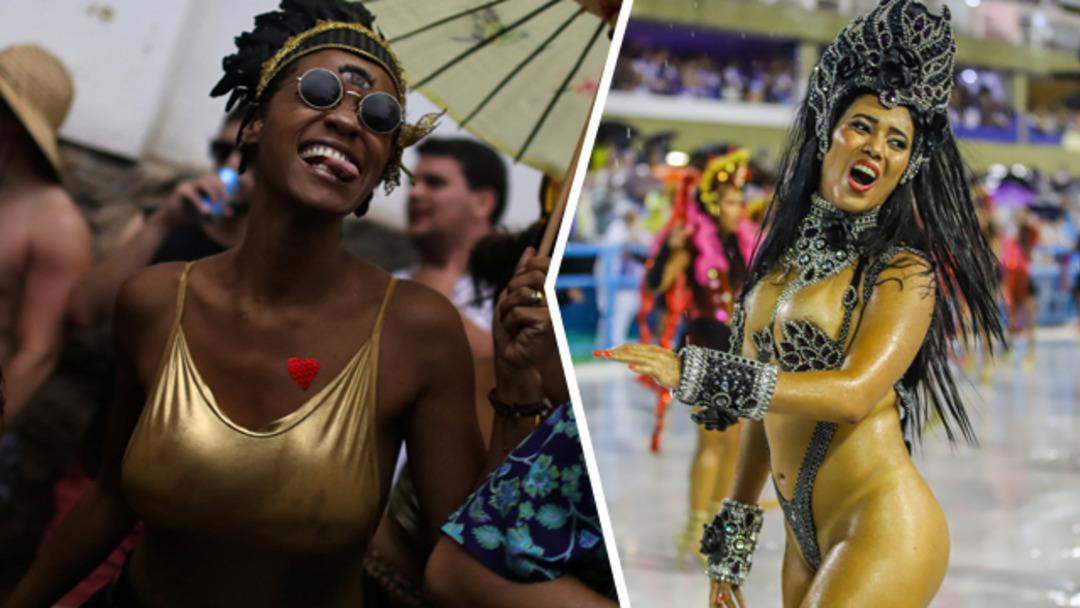 Sokaklar renklendi! Ve Rio Karnavalı başladı