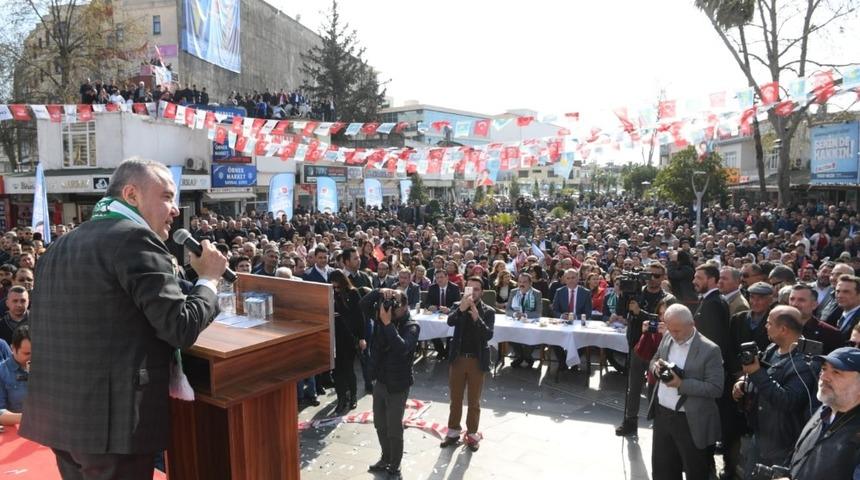 Başkan B&ouml;cek, Serik adayı Mecek&rsquo;in se&ccedil;im ofisi a&ccedil;ılışına katıldı