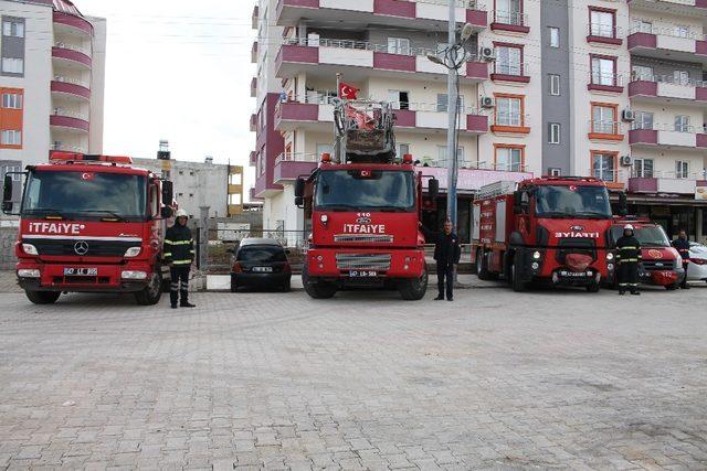 Midyat itfaiyesi yeni binasında hizmete başladı