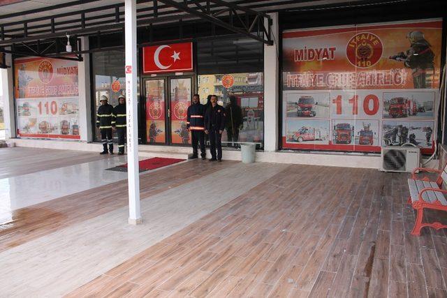 Midyat itfaiyesi yeni binasında hizmete başladı