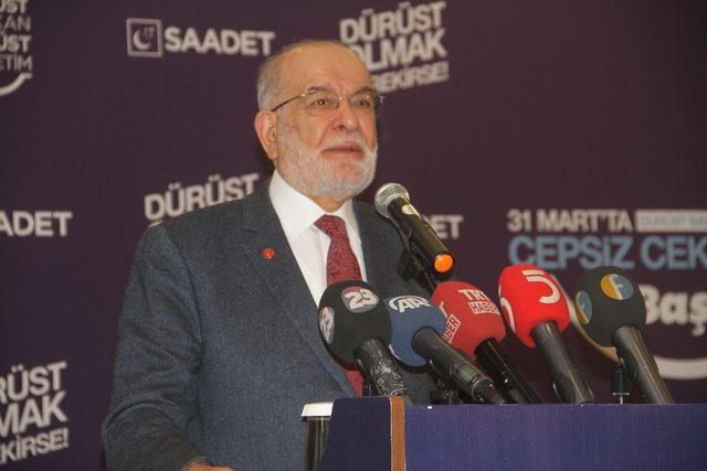 Karamollaoğlu: “Türkiye’de bin 389 seçim bölgesinin tamamında seçime giren tek partiyiz”