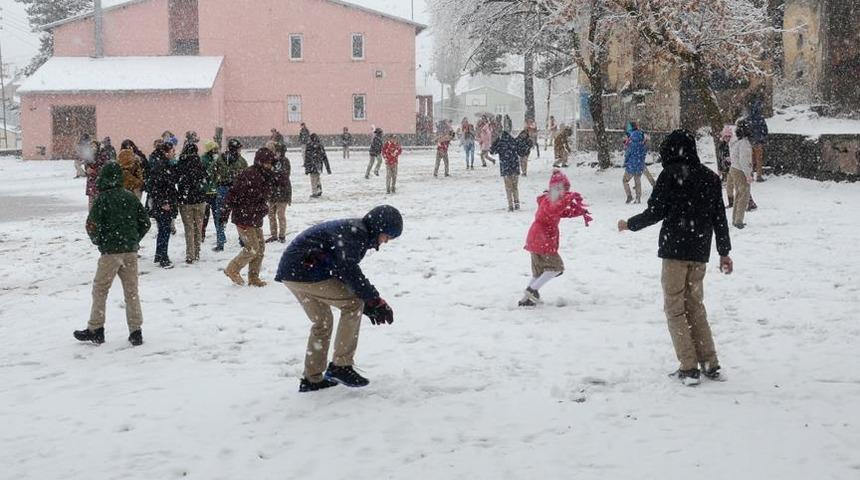 Bitlis, Van ve Hakkari'de kar yağışı nedeniyle okullar tatil edildi