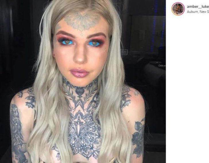 Küçük bir servet harcadı! Gözlerinin beyazı bile mavi! G5