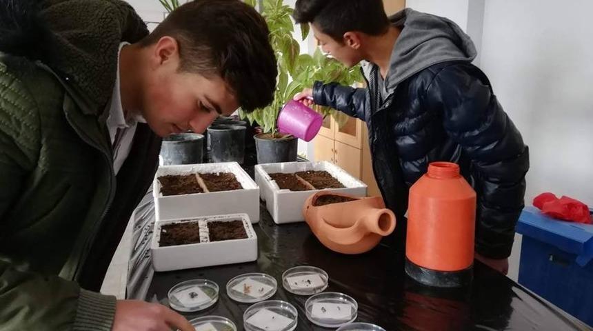 Tarım Lisesi&rsquo;nde &rsquo;&rsquo;S&uuml;s bitkileri kursu&rsquo;&rsquo;