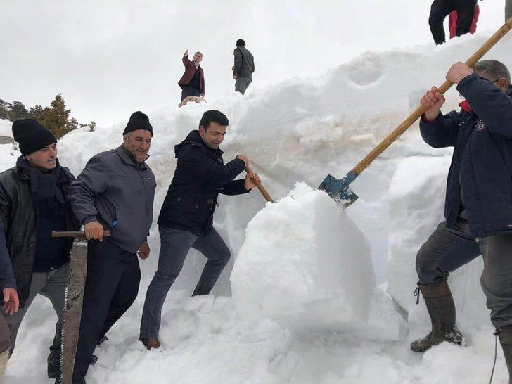 Yaz için tonlarca kar depoladılar! G3