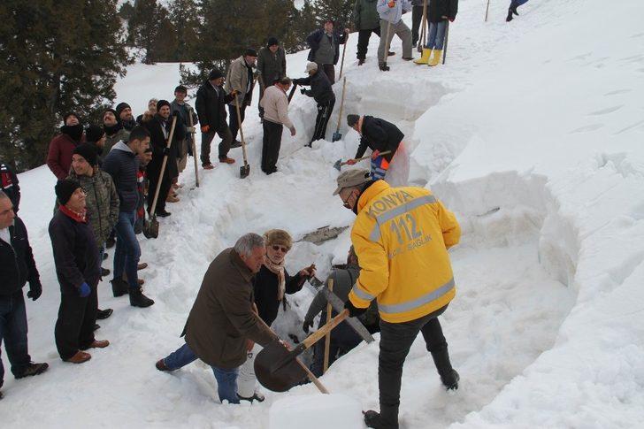 Yaz için tonlarca kar depoladılar! G5