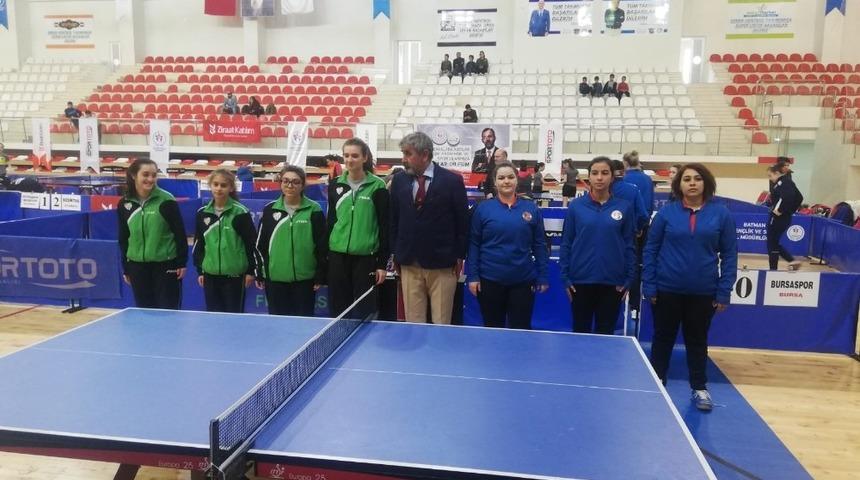 Antalyaspor Bayan Masa Tenisi takımı Batman etabını tamamladı