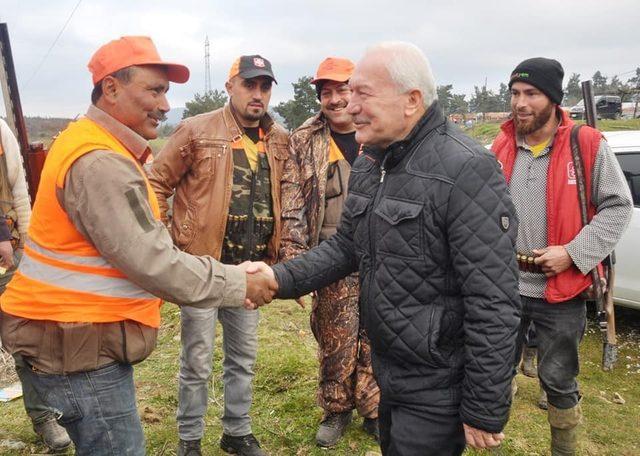 Lapseki’de sezonun son sürek avı yapıldı