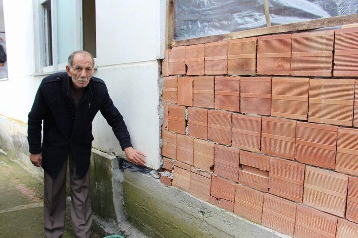 Ev ikiye bölündü! Korkunç görüntü G1