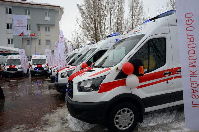 Sağlık Bakanlığı'ndan Bitlis'e 16 ambulans