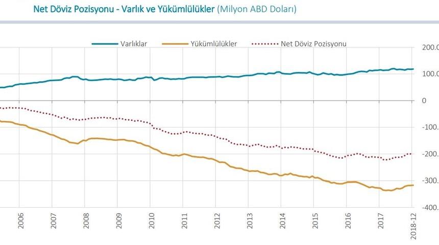 Finans dışı şirketlerin döviz açığı 197 milyar dolara geriledi