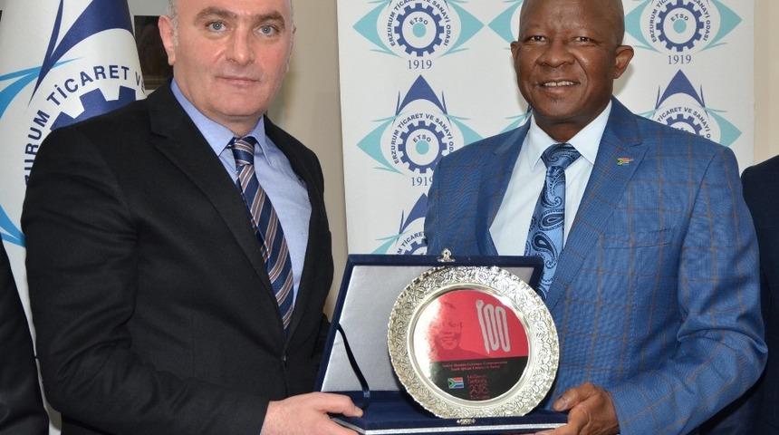 G&uuml;ney Afrika B&uuml;y&uuml;kel&ccedil;isi Malefane&rsquo;den ETSO&rsquo;ya ziyaret