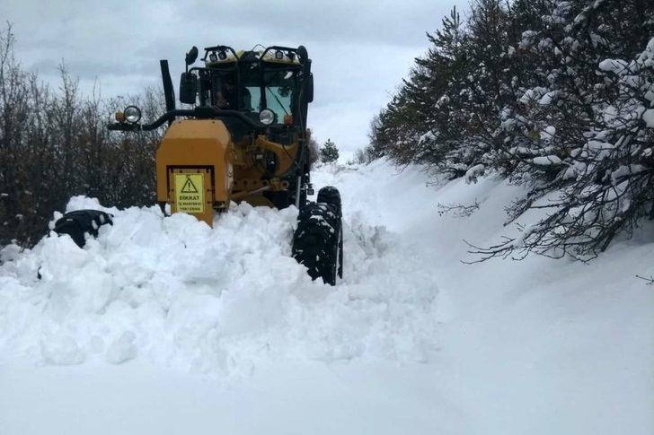 Gümüşhane’de kapalı köy yolları açıldı G5