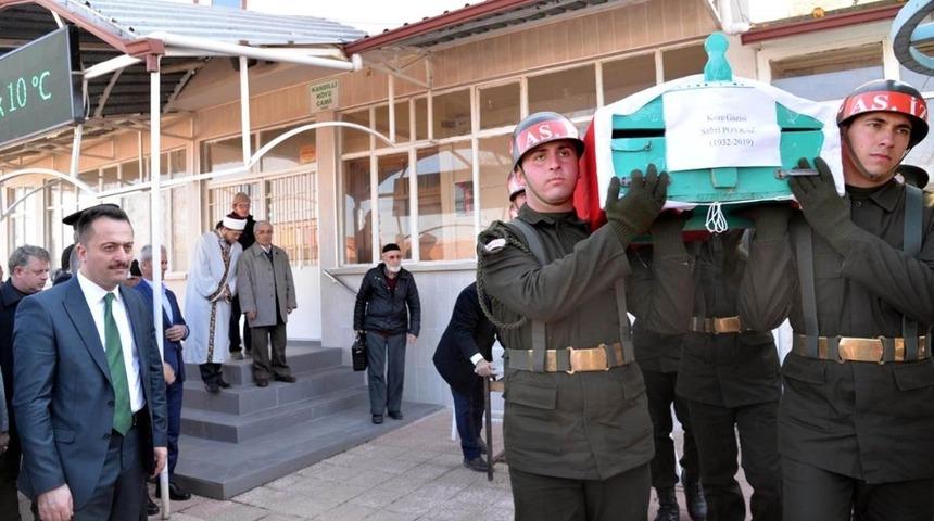 Kore gazisi Poyraz, son yolculuğuna uğurlandı