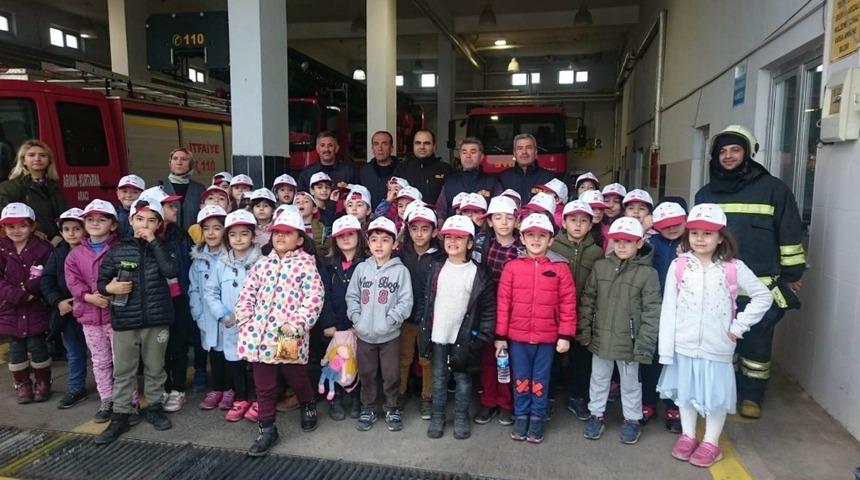 Büyükşehir Belediyesi’nden öğrencilere itfaiye ve yangın eğitimi