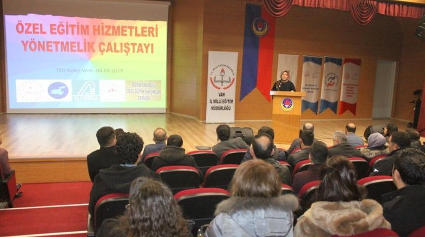 Van’da ‘Özel Eğitim Hizmetleri Yönetmeliği’ çalıştayı