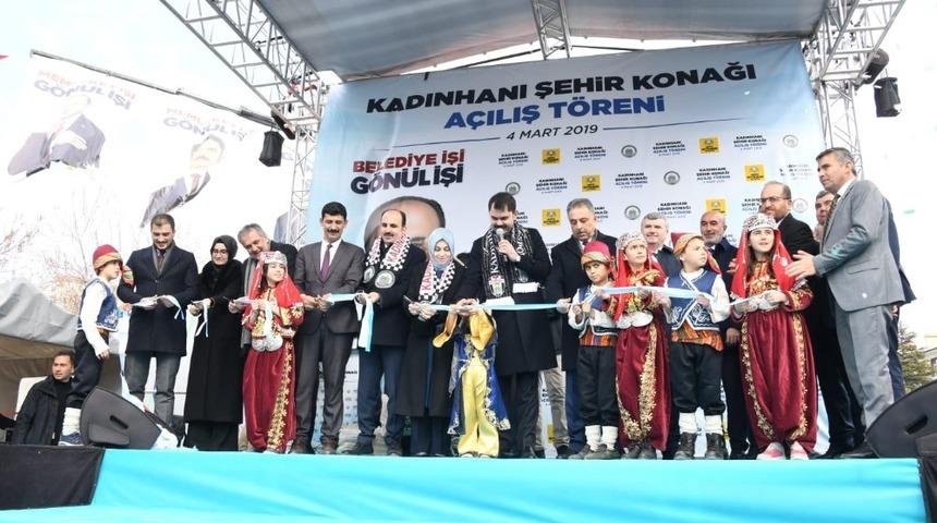 Kadınhanı Şehir Konağı Bakan Kurum&rsquo;un katılımı ile a&ccedil;ıldı