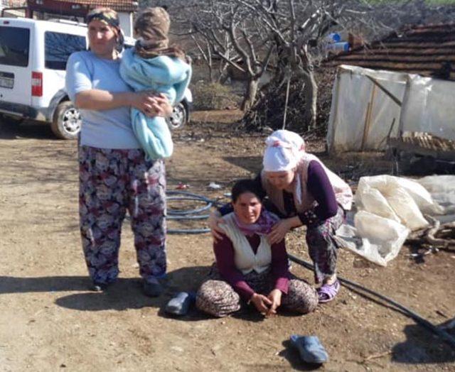 Elektrik kontağından çıkan yangın evi yaktı, aile gözyaşlarına hakim olamadı