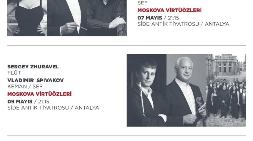 T&uuml;rk Rus Klasik M&uuml;zik Festivali, Antalya Side Antik Tiyatrosu&rsquo;nda başlıyor