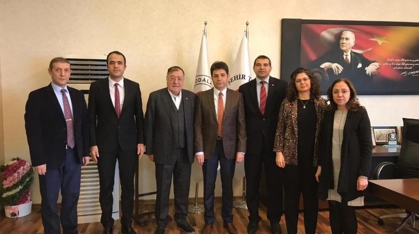 Defterdar Taş, NTSO Başkanı Parmaksız&rsquo;ı ziyaret etti