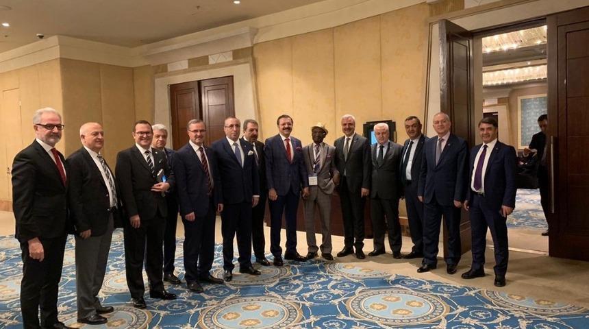 Başkan B&uuml;y&uuml;ksimitci Mısır&rsquo;da Uluslararası Ticaret Odaları Toplantılarına Katıldı