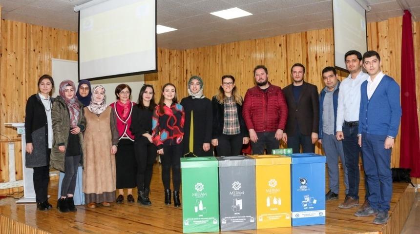 Meram&rsquo;da &ouml;ğrencilere geri d&ouml;n&uuml;ş&uuml;m anlatıldı