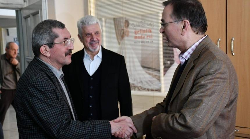 Başkan Vergili  Mako İş Hanı&rsquo;ndaki esnaflarla bir araya geldi