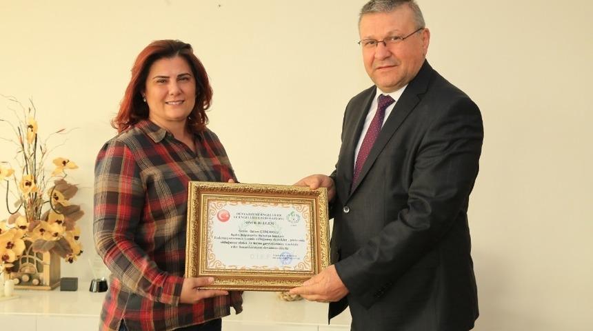 Engelliler Federasyonu&rsquo;ndan Başkan &Ccedil;er&ccedil;ioğlu&rsquo;na ziyaret