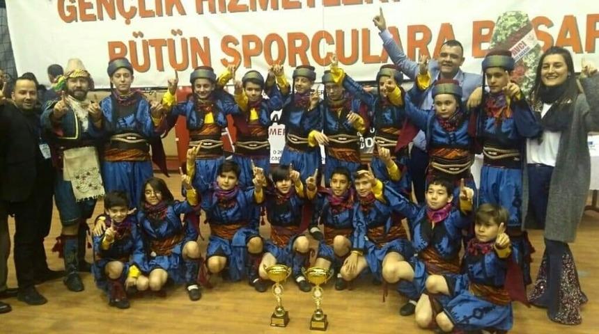 Burhaniyeli gen&ccedil;ler Balıkesir birincisi oldu