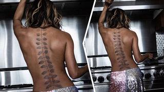 Halle Berry mutfak pozuyla olay oldu! Dövmesini gösterdi