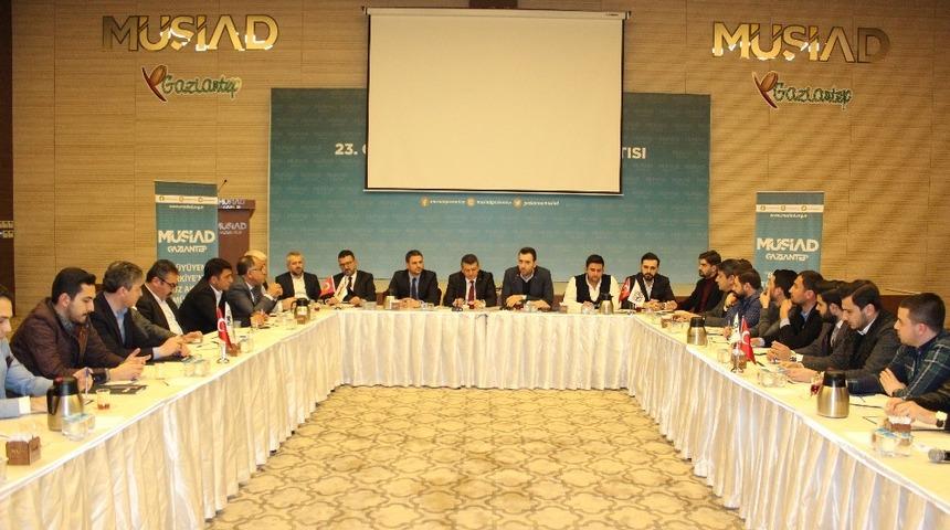 M&Uuml;SİAD Gaziantep&rsquo;te yeni d&ouml;nemin ilk inşaat sekt&ouml;r kurulu toplantısı