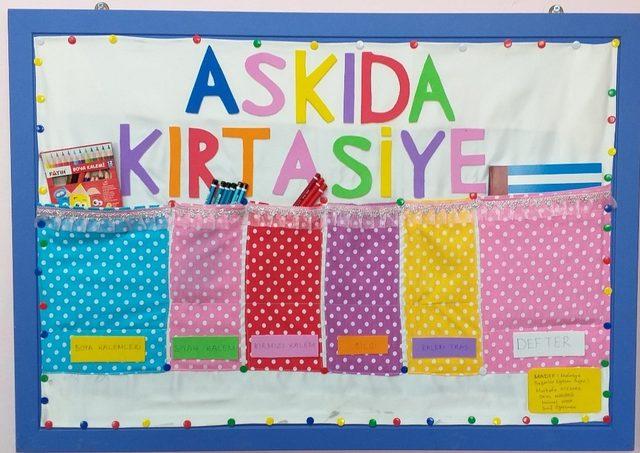 Darende’de askıda kırtasiye projesi